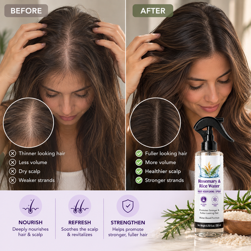 Rosemary & Rice Water Hair Spray